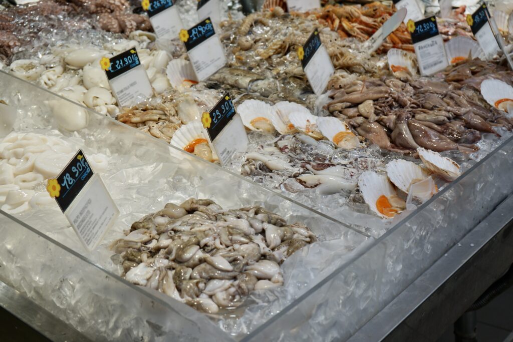 Conad ghiaccio pescheria