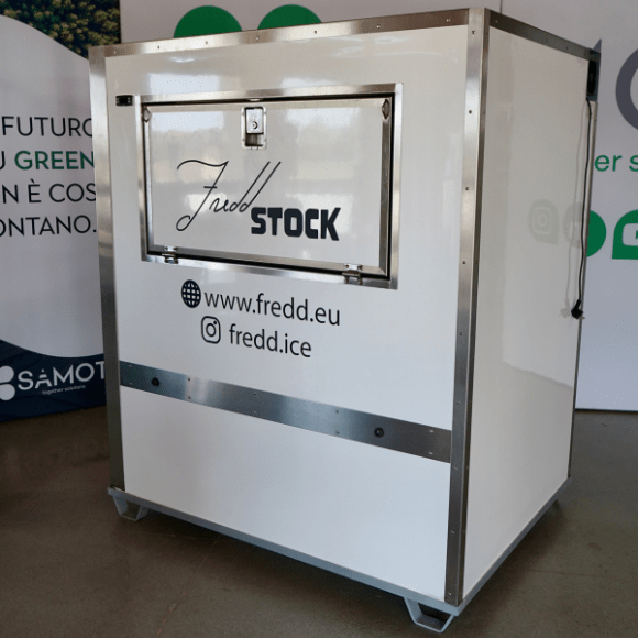 cella refrigerata fredd stock